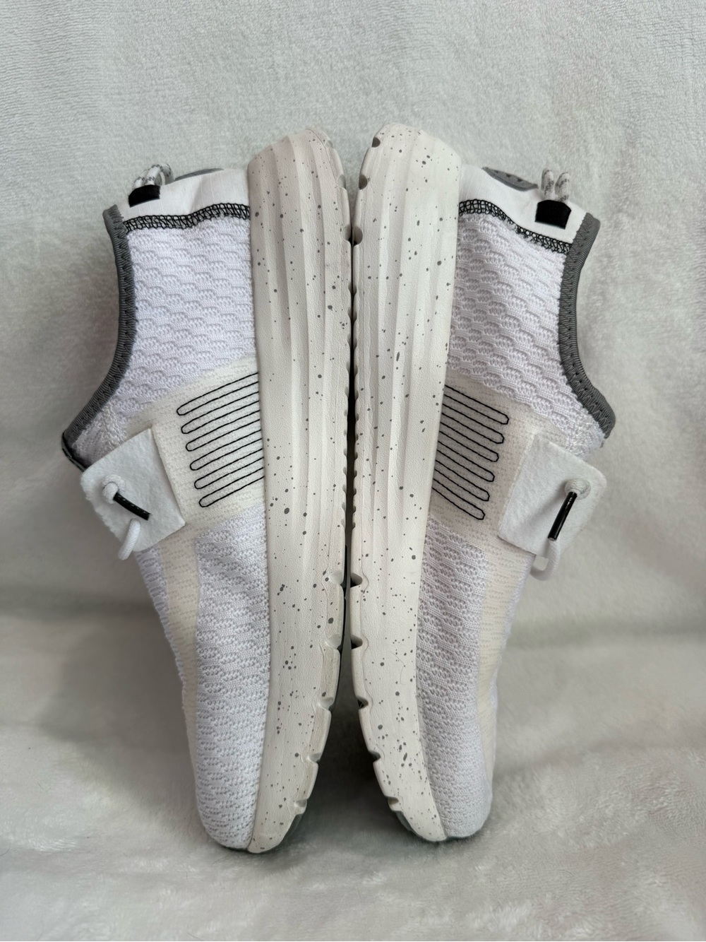 HEYDUDE Wendy Stretch Sox White Gray Slip On Shoes Women’s 10 EU 41 - Picture 4 of 8
